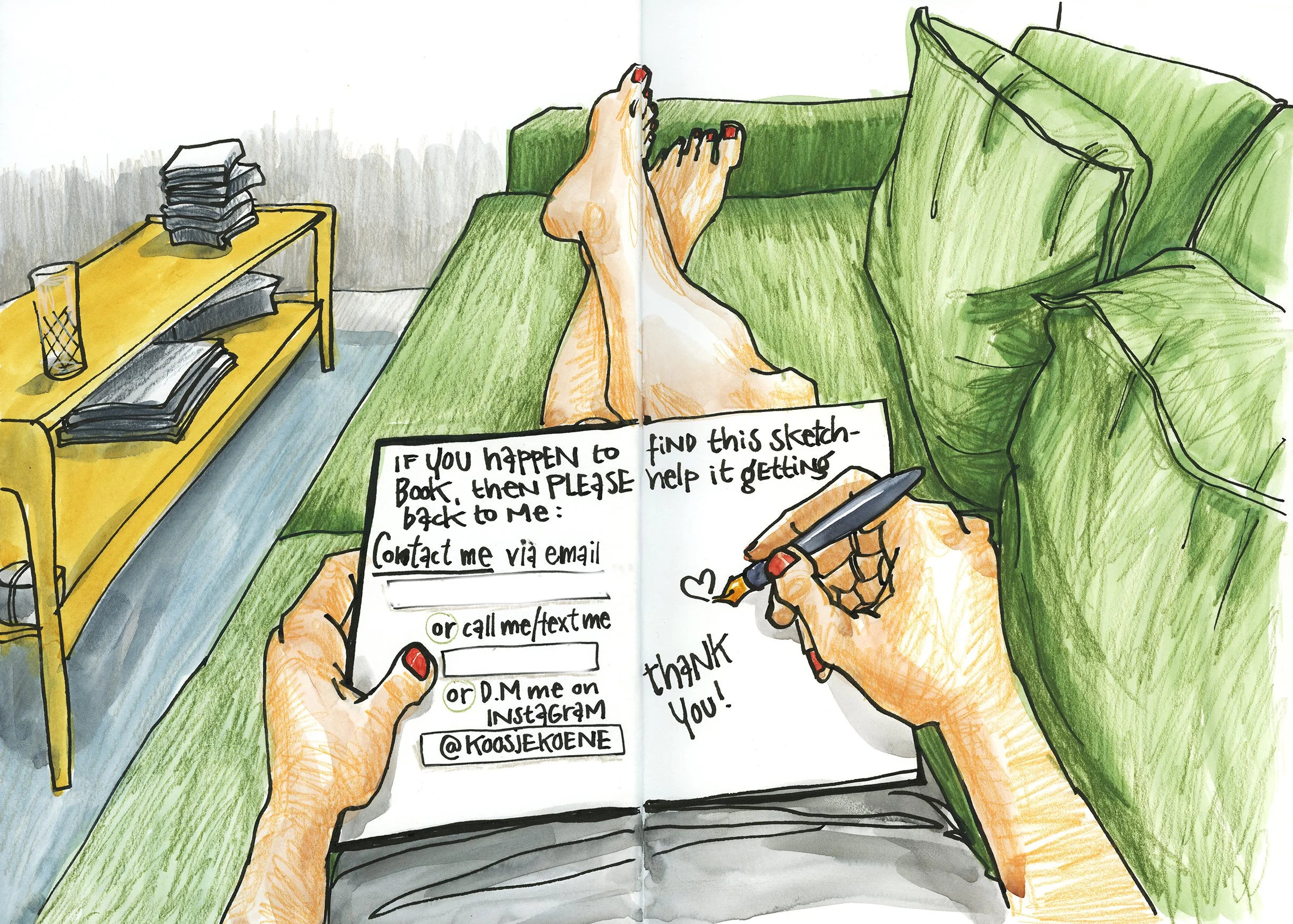 The first page of your sketchbook — Koosje Koene
